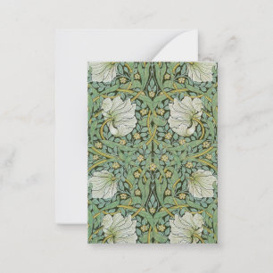 William Morris - Pimpernel Notitiekaartje