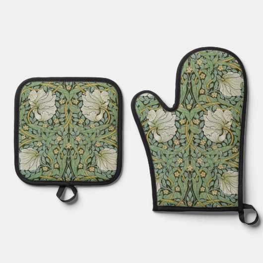 William Morris - Pimpernel Ovenwant & Pannenlap Set (Voorkant)