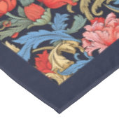 William Morris Pimpernel pastel blauw roze rood Tafelkleed (Gekanteld)