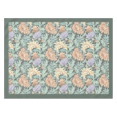 William Morris Pimpernel pastel groene perzik ivoo Tafelkleed (Voorkant (Horizontaal))