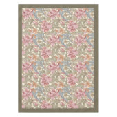 William Morris Pimpernel pastel roze groene salie Tafelkleed (Voorkant)