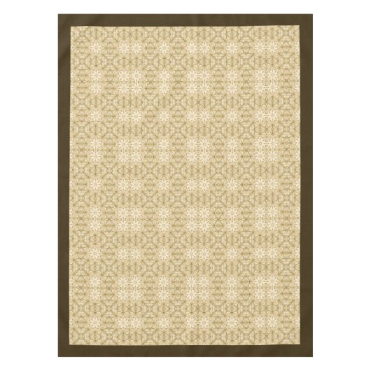 William Morris Pimpernel Patroon ivoor bruin Tafelkleed (Voorkant)