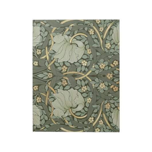 William Morris Pimpernel  Patroonblok Notitieblok (Linkerzijde)