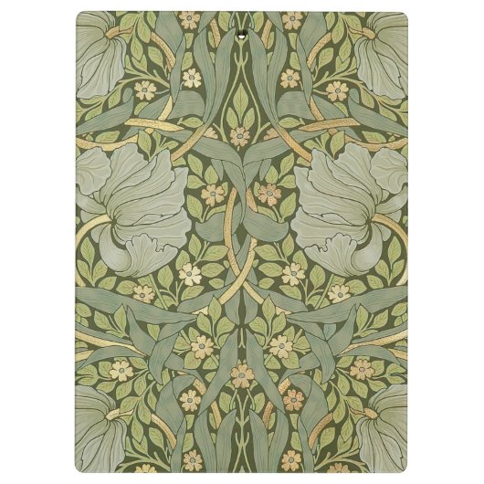 William Morris Pimpernel  Patroonklembord Klembord (Achterkant)