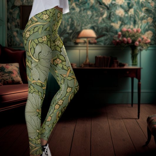 William Morris Pimpernel  PatroonLeggings Leggings