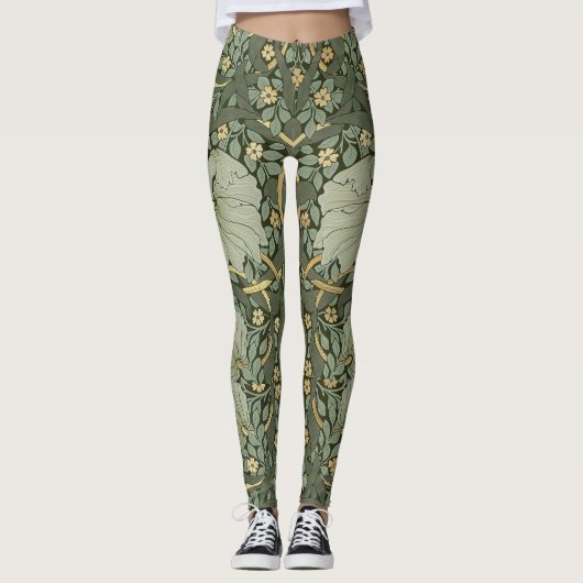 William Morris Pimpernel  PatroonLeggings Leggings (Voorkant)