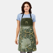 William Morris Pimpernel  Pattern Apron Schort (Gedragen)