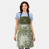 William Morris Pimpernel  Pattern Apron Schort (Gedragen)