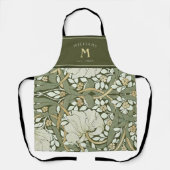William Morris Pimpernel  Pattern Apron Schort (Voorkant)