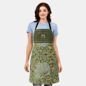 William Morris Pimpernel  Pattern Apron Schort (Gedragen)