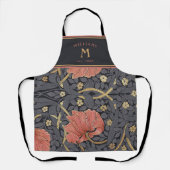 William Morris Pimpernel  Pattern Apron Schort (Voorkant)