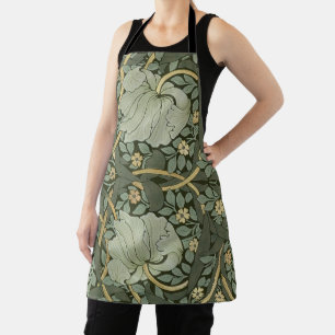William Morris Pimpernel  Pattern Apron Schort
