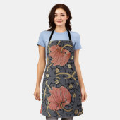 William Morris Pimpernel Pattern Apron Schort (Gedragen)