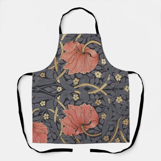 William Morris Pimpernel  Pattern Apron Schort (Voorkant)