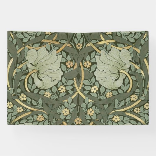 William Morris Pimpernel  Pattern Banner (Horizontaal)