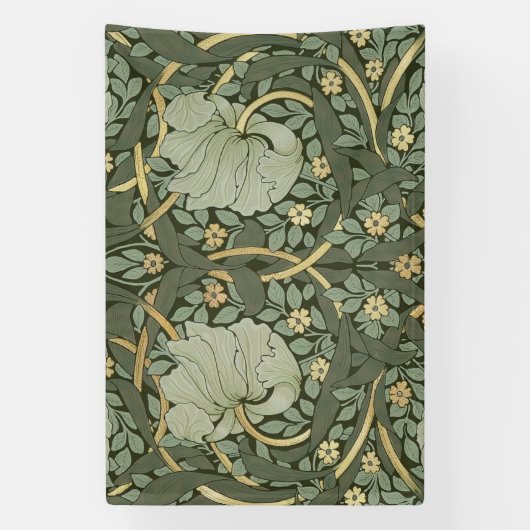 William Morris Pimpernel  Pattern Banner (Verticaal)
