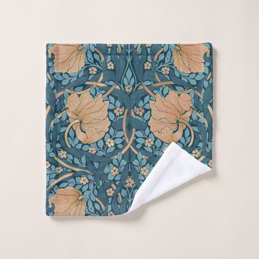 William Morris Pimpernel Pattern Bath Towe Bad Handdoek (Wasdoekje)