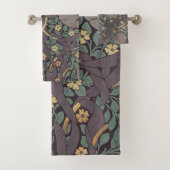 William Morris Pimpernel  Pattern Bath Towe Bad Handdoek (Insitu)