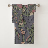 William Morris Pimpernel Pattern Bath Towe Bad Handdoek (Insitu)