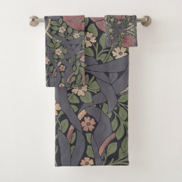 William Morris Pimpernel  Pattern Bath Towe Bad Handdoek