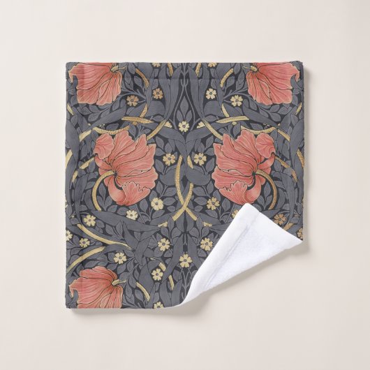 William Morris Pimpernel  Pattern Bath Towe Bad Handdoek (Wasdoekje)