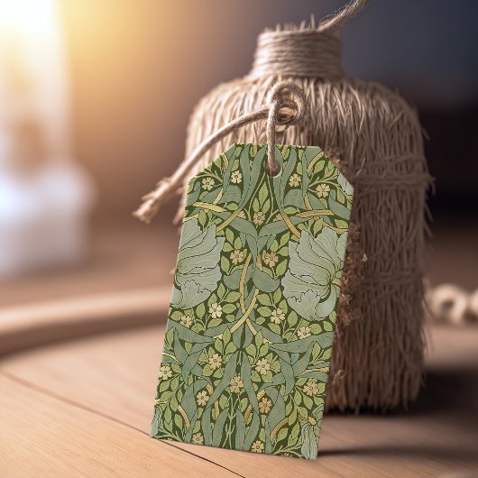 William Morris Pimpernel Pattern Cadeaulabel