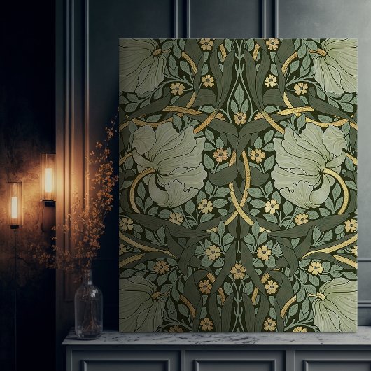 William Morris Pimpernel  Pattern Canvas Pr