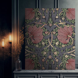 William Morris Pimpernel  Pattern Canvas Pr Afdruk
