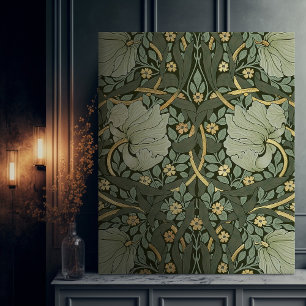William Morris Pimpernel  Pattern Canvas Pr Afdruk