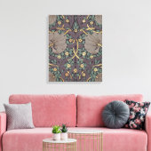 William Morris Pimpernel Pattern Canvas Pr Afdruk (Insitu (Woonkamer))