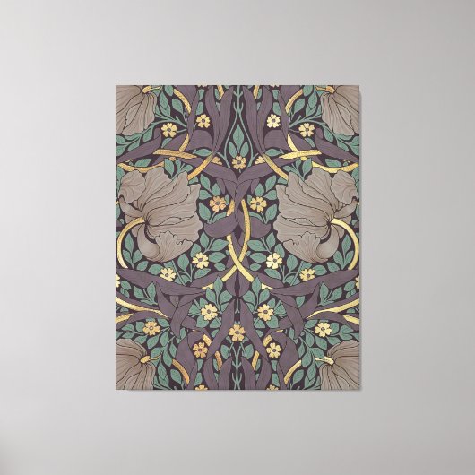 William Morris Pimpernel  Pattern Canvas Pr Afdruk (Voorkant)