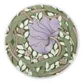 William Morris Pimpernel  Pattern Ceramic K Keramische Knop (Voorkant)