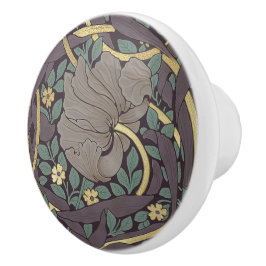 William Morris Pimpernel  Pattern Ceramic K Keramische Knop