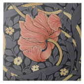 William Morris Pimpernel  Pattern Ceramic T Tegeltje (Voorkant)