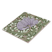 William Morris Pimpernel  Pattern Ceramic T Tegeltje (Zijkant)