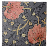 William Morris Pimpernel  Pattern Ceramic T Tegeltje (Voorkant)