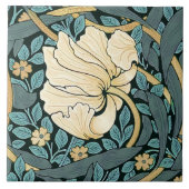 William Morris Pimpernel  Pattern Ceramic T Tegeltje (Voorkant)
