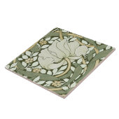 William Morris Pimpernel  Pattern Ceramic T Tegeltje (Zijkant)