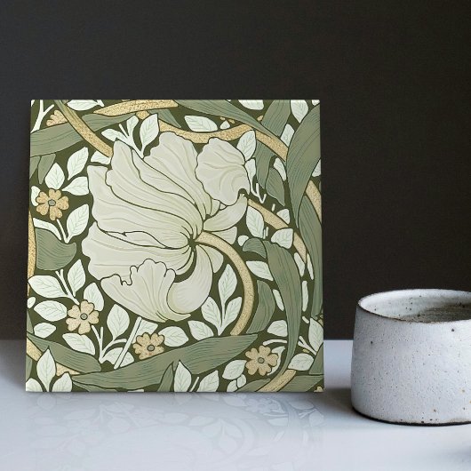 William Morris Pimpernel  Pattern Ceramic T Tegeltje
