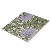 William Morris Pimpernel  Pattern Ceramic T Tegeltje (Zijkant)