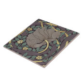 William Morris Pimpernel  Pattern Ceramic T Tegeltje (Zijkant)
