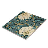 William Morris Pimpernel  Pattern Ceramic T Tegeltje (Zijkant)