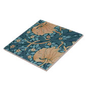 William Morris Pimpernel  Pattern Ceramic T Tegeltje (Zijkant)