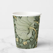 William Morris Pimpernel  Pattern Cup Papieren Bekers (Achterkant)
