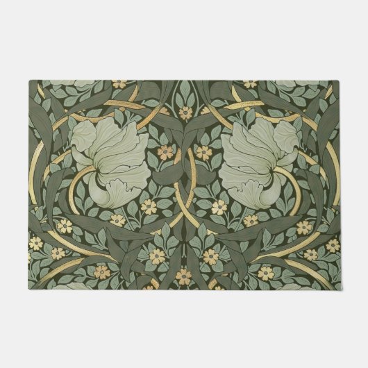 William Morris Pimpernel Pattern Doormat Deurmat (Voorkant)