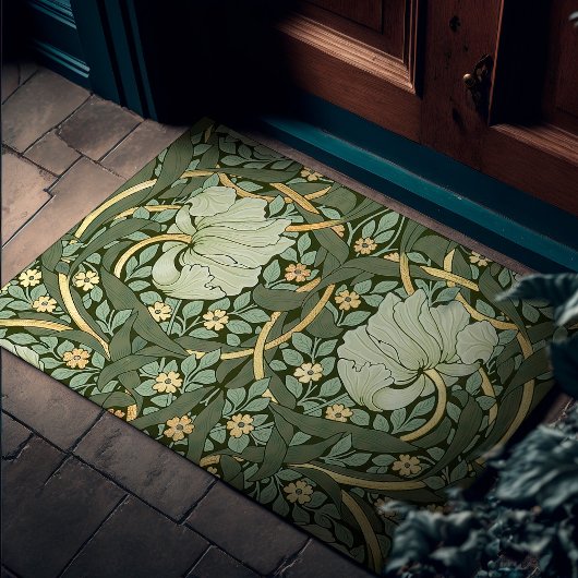 William Morris Pimpernel Pattern Doormat Deurmat