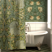 William Morris Pimpernel  Pattern Douchegordijn