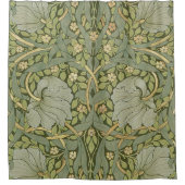William Morris Pimpernel  Pattern Douchegordijn (Voorkant)