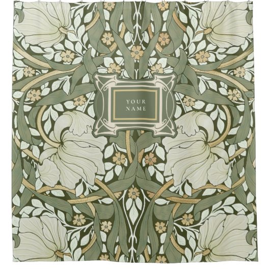 William Morris Pimpernel Pattern Douchegordijn (Voorkant)