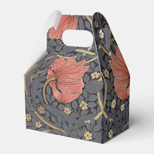 William Morris Pimpernel  Pattern Favor Box Bedankdoosjes (Voorkant Zijde)